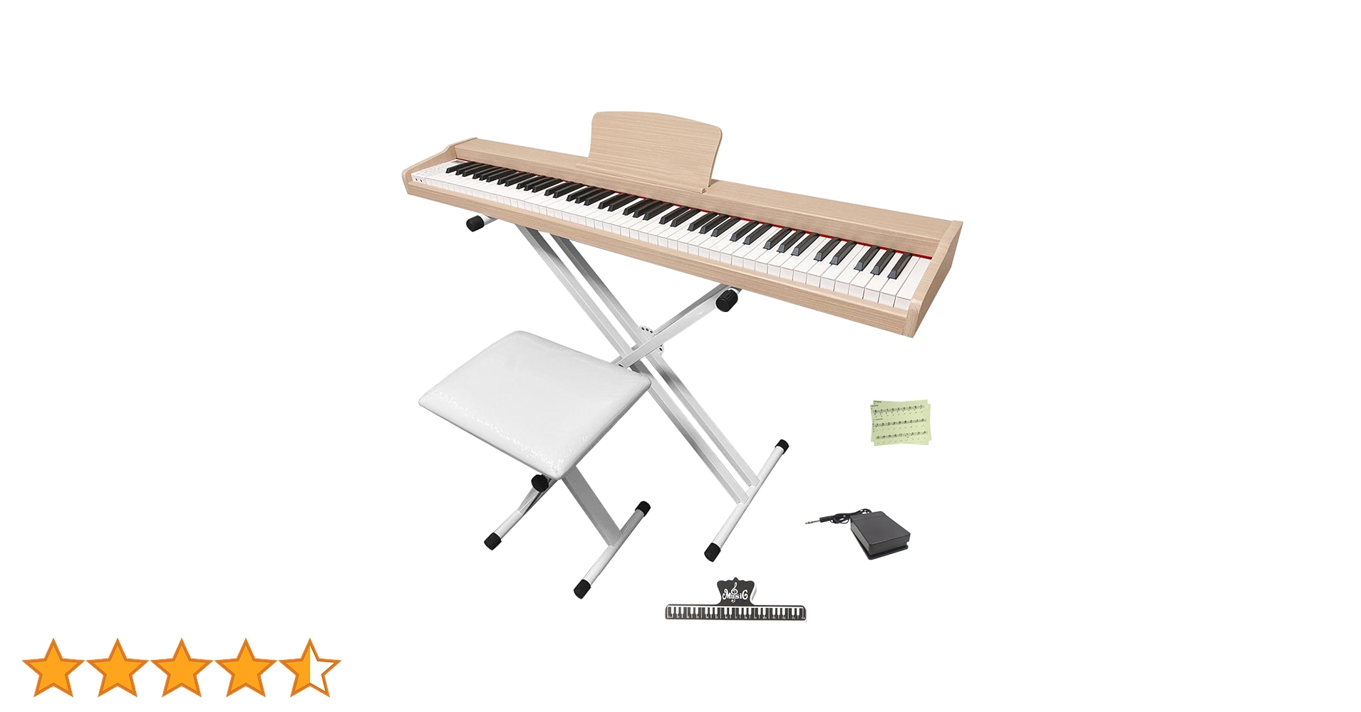 Amazon | 【木製電子ピアノ 3セット 】Longeye ロンアイ 電子